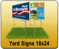 Yard Signs 18x24 - YARD SIGNS & Magnetic Cards | Cheapest EDDM Printing
